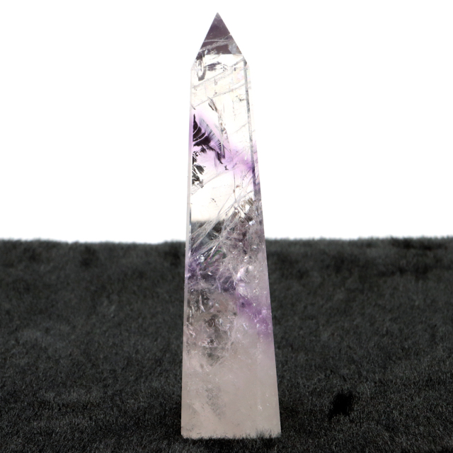 アメジスト ファントム オベリスク ポイント ブラジル バイーア州産 原石 天然石 1点物 パワーストーン amethyst 紫水晶 2月 誕生石