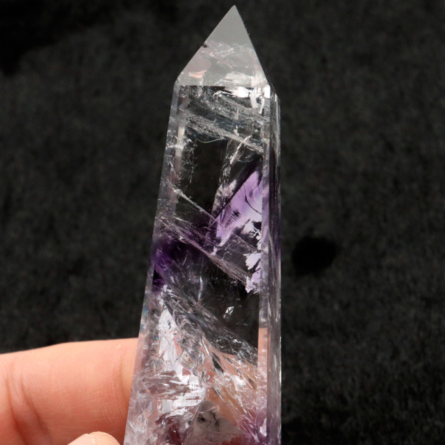 アメジスト ファントム オベリスク ポイント ブラジル バイーア州産 原石 天然石 1点物 パワーストーン amethyst 紫水晶 2月 誕生石