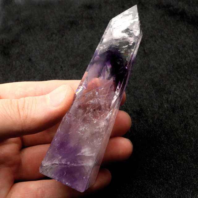 アメジスト ファントム オベリスク ポイント ブラジル バイーア州産 原石 天然石 1点物 パワーストーン amethyst 紫水晶 2月 誕生石