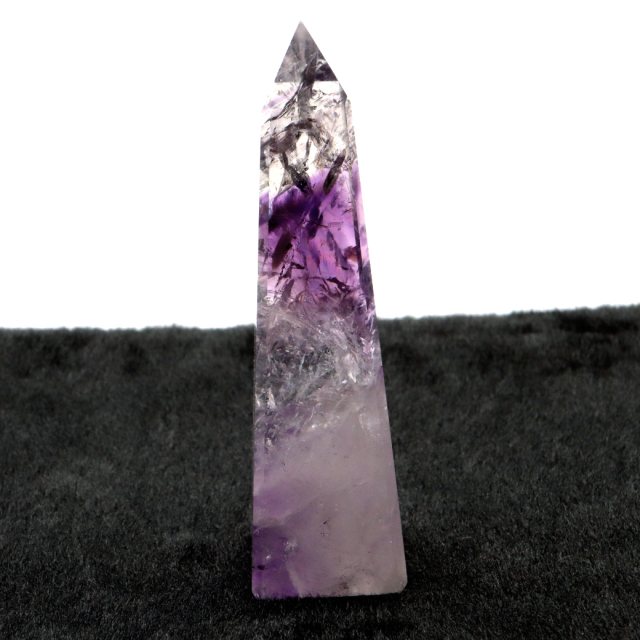 アメジスト ファントム オベリスク ポイント ブラジル バイーア州産 原石 天然石 1点物 パワーストーン amethyst 紫水晶 2月 誕生石