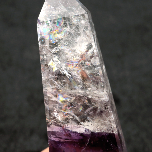 アメジスト ファントム オベリスク ポイント ブラジル バイーア州産 原石 天然石 1点物 パワーストーン amethyst 紫水晶 2月 誕生石