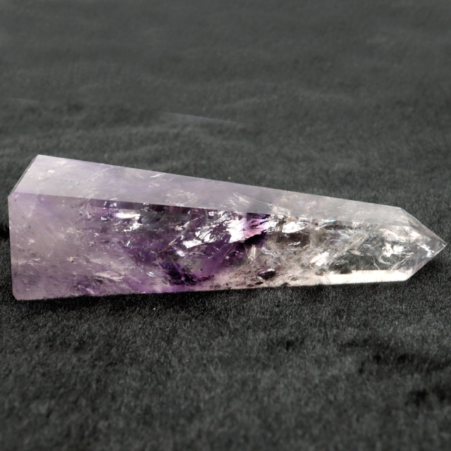 アメジスト ファントム オベリスク ポイント ブラジル バイーア州産 原石 天然石 1点物 パワーストーン amethyst 紫水晶 2月 誕生石