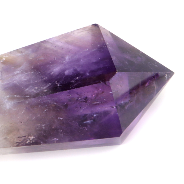 アメジスト ポイント 六角柱 置き物 270g ブラジル バイーア州産 アメトリン 紫水晶 ヒーリング 天然石 1点もの Amethyst