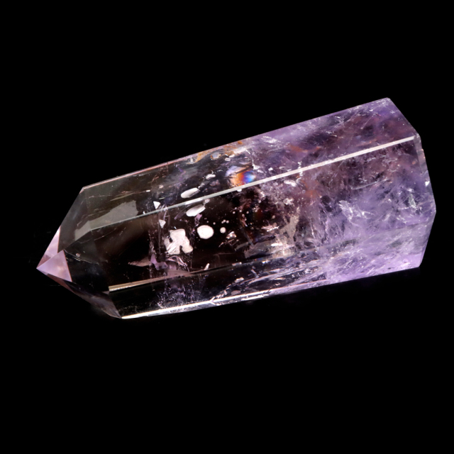 アメトリン 六角柱 ポイント 1点もの ボリビア産 AAA 虹入り レインボー 紫水晶 アメジスト 置き物 浄化 2月 誕生石 卓上サイズ