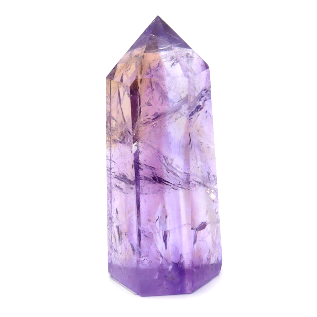 【虹入り/最強品質】六角柱ラベンダーアメジスト＊約304g＊　天然石 置物 虹入り/最強品質】六角柱ラベンダーアメジスト＊約304g＊ 天然石 置物