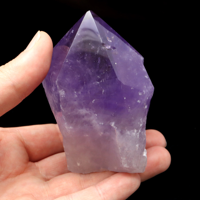 アメジスト 紫水晶 丸玉 虹入り レインボー ブラジル バイーア州産 AAA