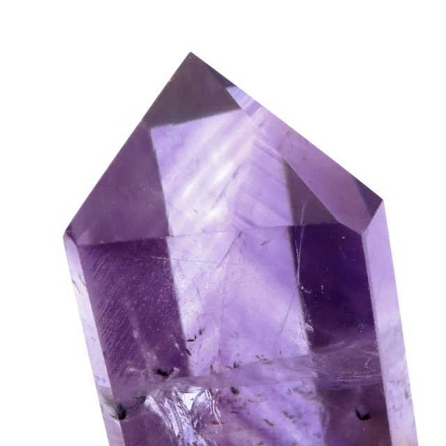 アメジスト 128g 紫水晶 六角柱 パワーストーン 天然石 鉱物 風水