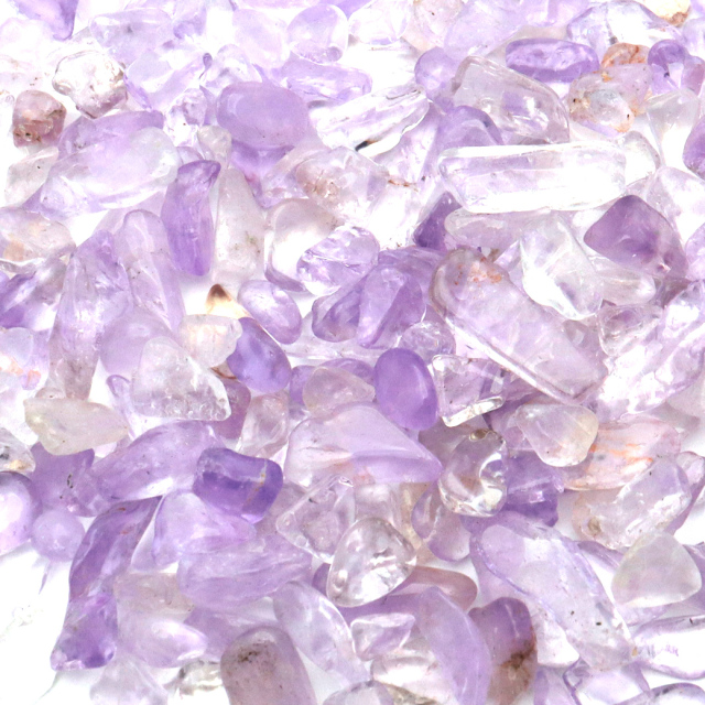 ラベンダーアメジスト さざれ石 本物 サイズ小 100g 紫水晶 ブラジル産 天然石 パワーストーン 浄化グッズ おうち時間