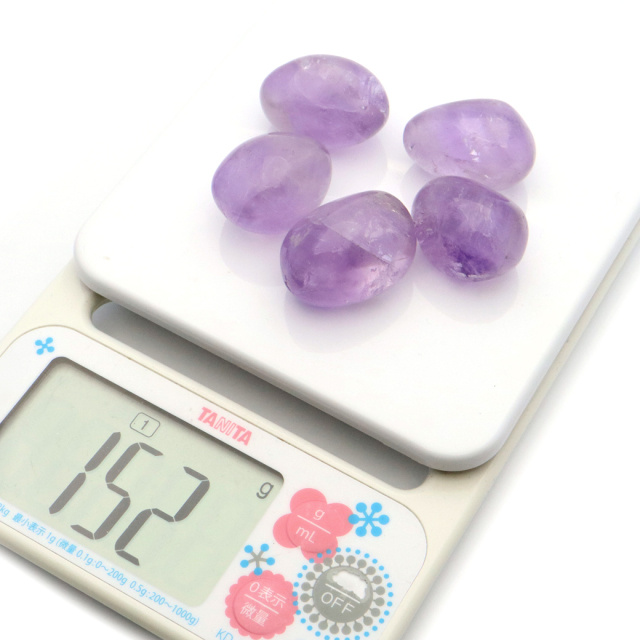 ラベンダーアメジスト タンブル 150g 紫水晶 amethyst 天然石 パワーストーン 浄化グッズ