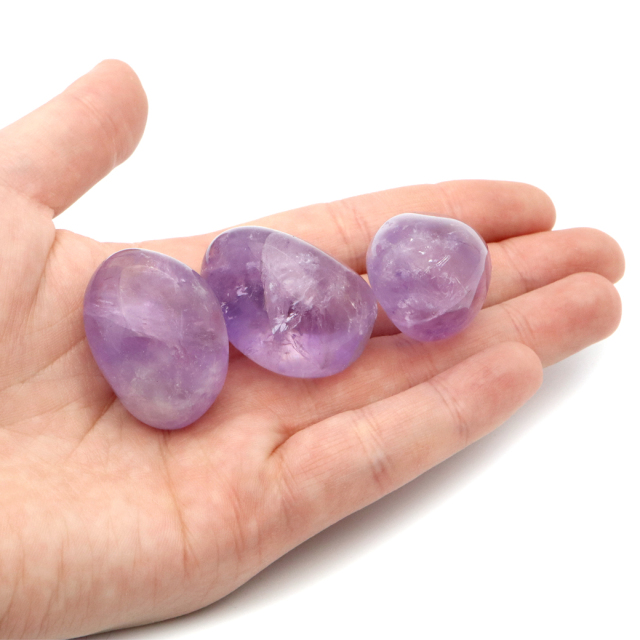 ラベンダーアメジスト タンブル 150g 紫水晶 amethyst 天然石 パワーストーン 浄化グッズ