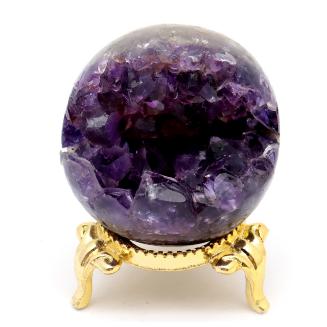 アメジスト Amethyst 紫水晶 原石 笑口丸玉 パワーストーン 開運 風水