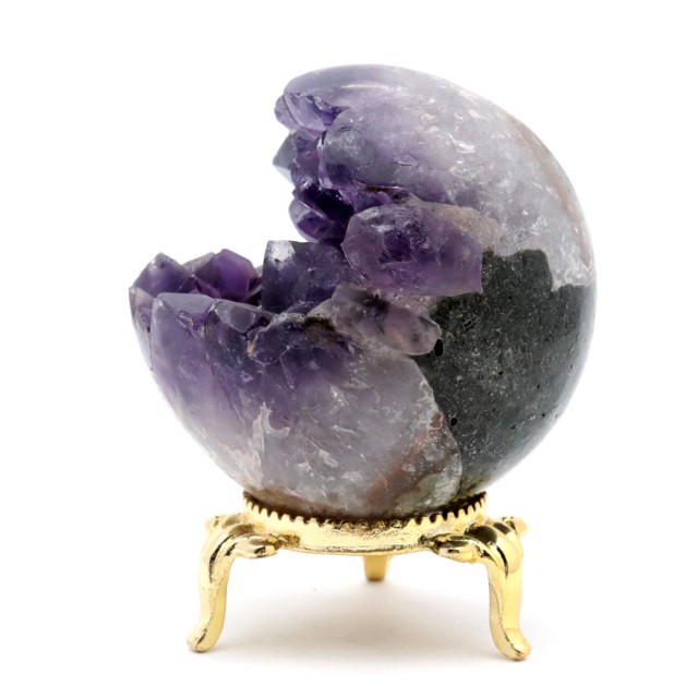 天然石 特大 希少 アメジスト 笑口 クラスター ウルグアイ産 濃い紫 大玉 Amazon.co.jp: [GOLD STONE] アメジスト 笑口 丸玉 直径72mm