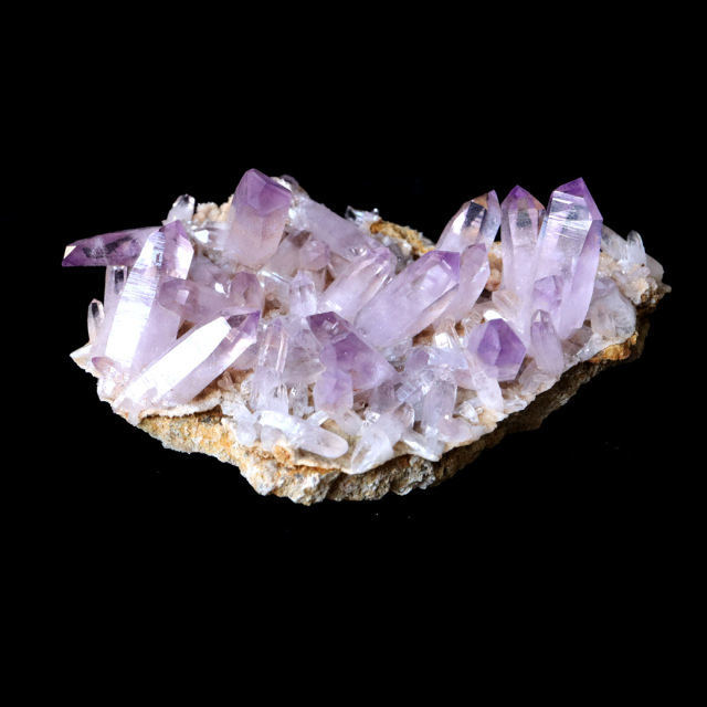 ベラクルス アメジスト ポイント クラスター メキシコ産 母岩付き 結晶石 1点もの ツーソン展示会商品 紫水晶 天然石 パワーストーン