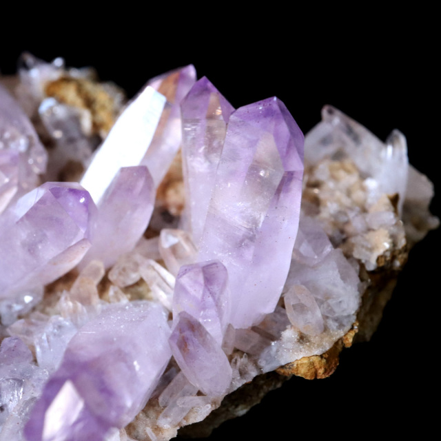 ベラクルス アメジスト ポイント クラスター 56g メキシコ産 母岩付き