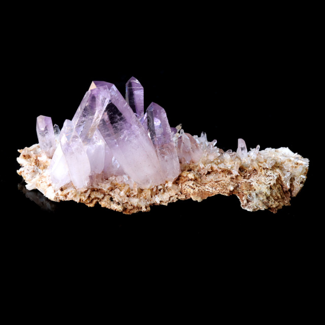 ベラクルス アメジスト ポイント クラスター 129g メキシコ産 母岩付き