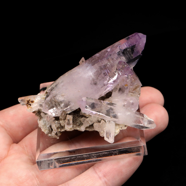 ベラクルス アメジスト ポイント クラスター メキシコ産 結晶石 1点もの ツーソン展示会商品 紫水晶 天然石 パワーストーン