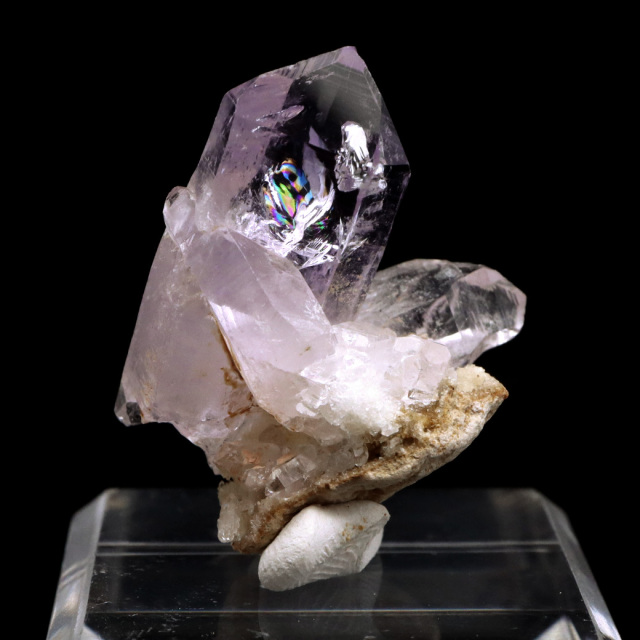 ベラクルス アメジスト ポイント クラスター メキシコ産 結晶石 1点もの ツーソン展示会商品 紫水晶 天然石 パワーストーン