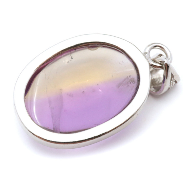 アメトリン 紫黄水晶 ネックレス 天然石 ペンダント Silver925 パワーストーン 1点物