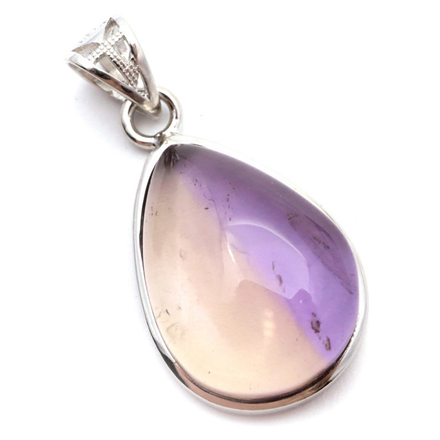 アメトリン15mmとアゼツライト16mmのデザブレ♡トップアメジスト内径14cm アメトリン 16ct シトリン アメジスト ダイヤモンド ホワイト