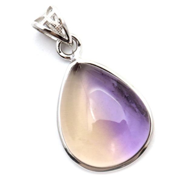 アメトリン 紫黄水晶 ネックレス 天然石 ペンダント Silver925 パワーストーン 1点物