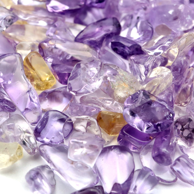 【高品質】アメトリン さざれ石(小) 高品質】アメトリン さざれ石(小) 【公式通販】