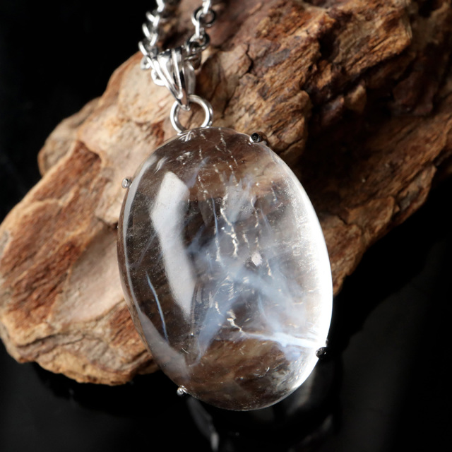 エンジェルラダー クォーツ ペンダント Silver925 天然石 1点物 希少 レア