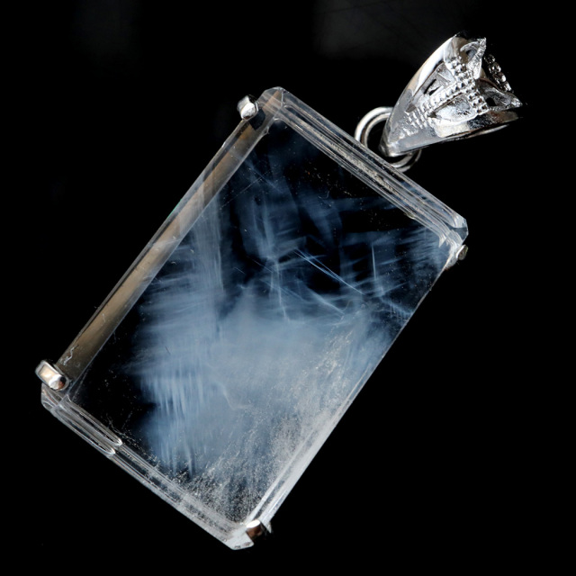 エンジェルラダー クォーツ ペンダント Silver925 天然石 1点物 希少 レア