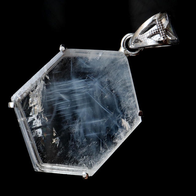 エンジェルラダー クォーツ ペンダント Silver925 天然石 1点物 希少 レア