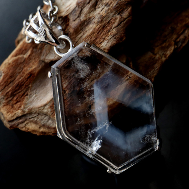 エンジェルラダー クォーツ ペンダント Silver925 天然石 1点物 希少 レア