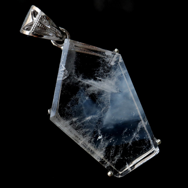 エンジェルラダー クォーツ ペンダント Silver925 天然石 1点物 希少 レア