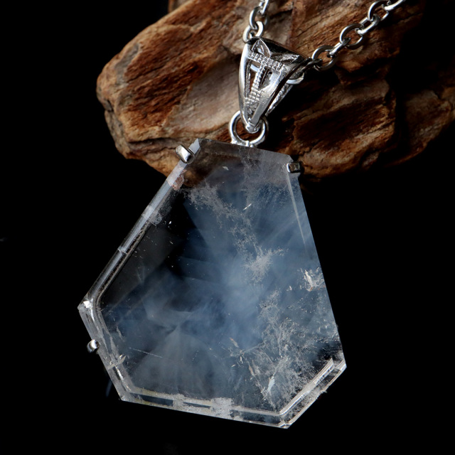 エンジェルラダー クォーツ ペンダント Silver925 天然石 1点物 希少 レア