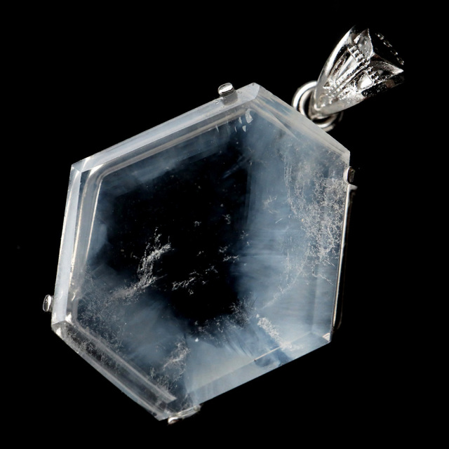 エンジェルラダー クォーツ ペンダント Silver925 天然石 1点物 希少 レア