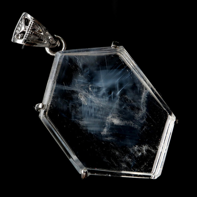 エンジェルラダー クォーツ ペンダント Silver925 天然石 1点物 希少 レア