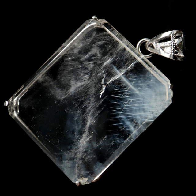 エンジェルラダー クォーツ ペンダント Silver925 天然石 1点物 希少 レア