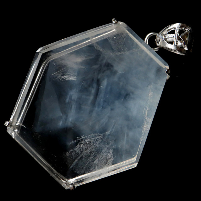 エンジェルラダー クォーツ ペンダント Silver925 天然石 1点物 希少 レア