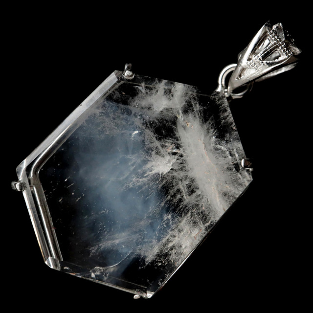 エンジェルラダー クォーツ ペンダント Silver925 天然石 1点物 希少 レア