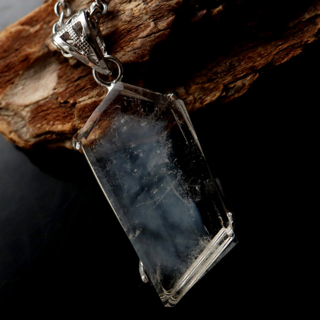 エンジェルラダー クォーツ ペンダント Silver925 天然石 1点物 希少 レア