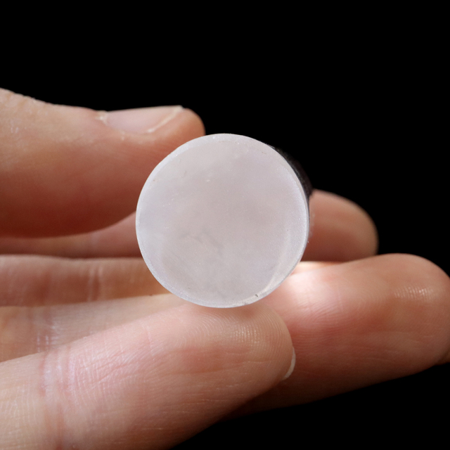 エンジェルラダー クォーツ 印材 約17mm 置き物 天然石 1点物 希少 レア