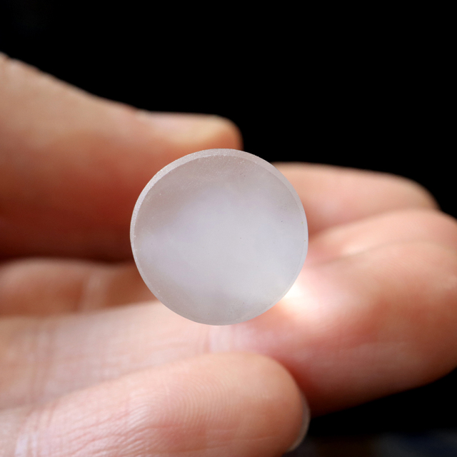 エンジェルラダー クォーツ 印材 約14mm 置き物 天然石 1点物 希少 レア