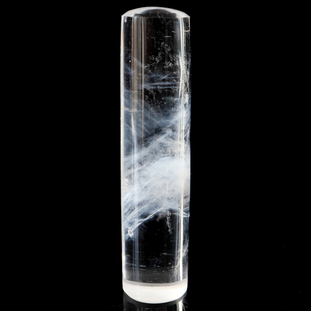 エンジェルラダー クォーツ 印材 約14mm 置き物 天然石 1点物 希少 レア