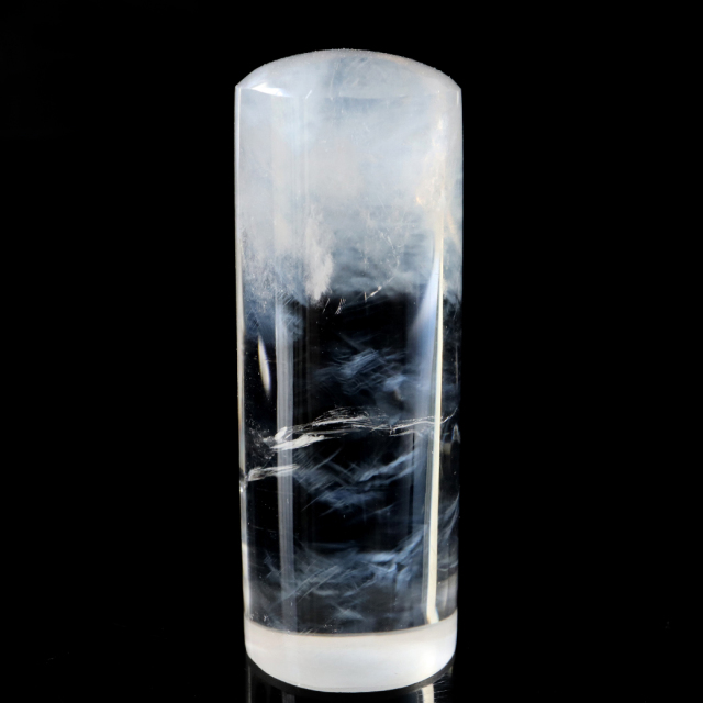 エンジェルラダー クォーツ 印材 約25mm 置き物 天然石 1点物 希少 レア