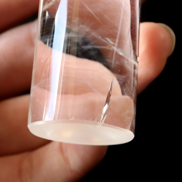 エンジェルラダー クォーツ 印材 約25mm 置き物 天然石 1点物 希少 レア
