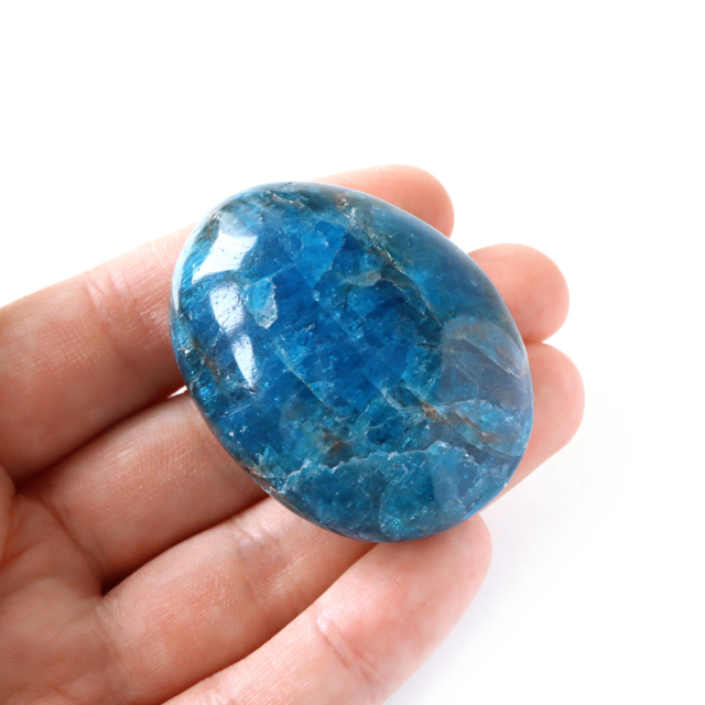 ブルーアパタイト マダガスカル産 原石 握り石 タンブル お守り ツーソン展示会商品 天然石 パワーストーン スピリチュアル 浄化
