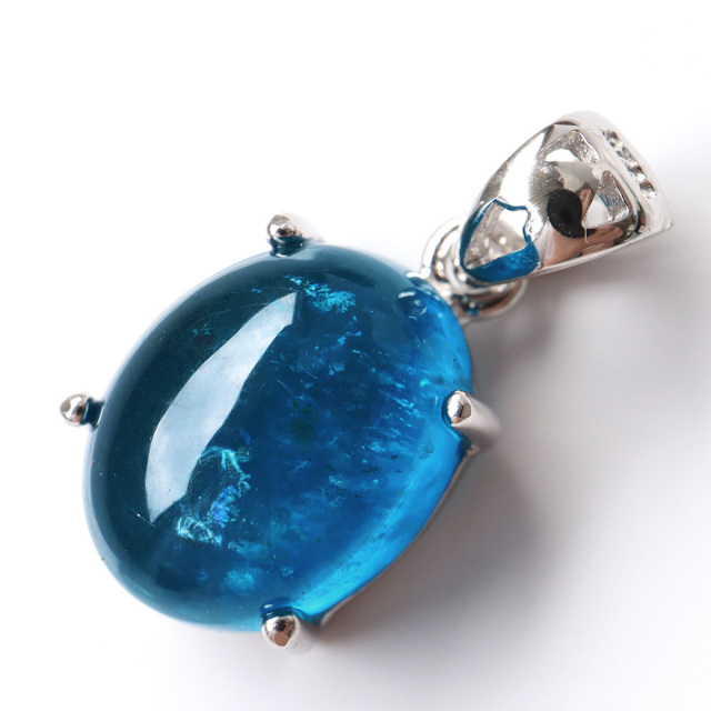 アパタイト ペンダント ネオンブルー Silver925 天然石 パワーストーン