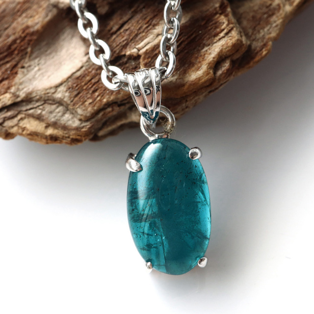 アパタイト ペンダント ネオンブルー Silver925 天然石 パワーストーン