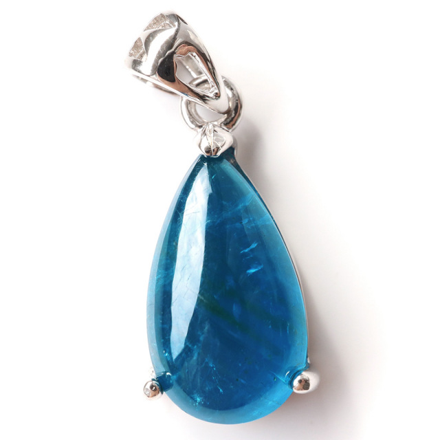 アパタイト ペンダント ネオンブルー Silver925 天然石 パワーストーン