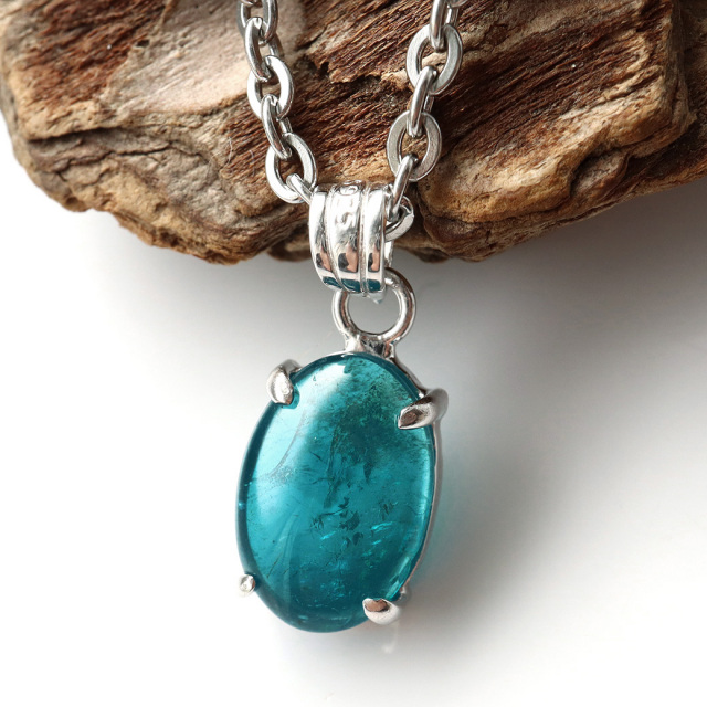 アパタイト ペンダント ネオンブルー Silver925 天然石 パワーストーン