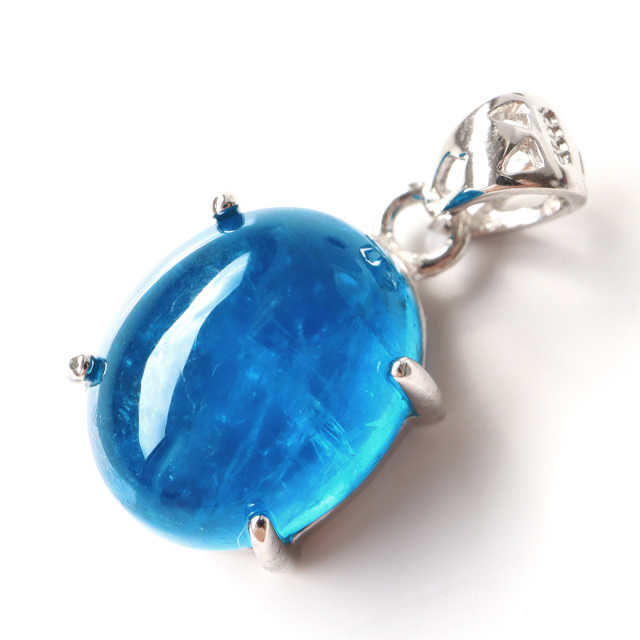 アパタイト ペンダント ネオンブルー Silver925 天然石 パワーストーン