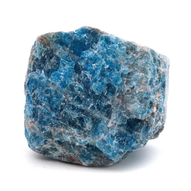 天然石　アパタイト ブルーアパタイト ラフ原石 マダガスカル産 154g コレクション 燐灰石