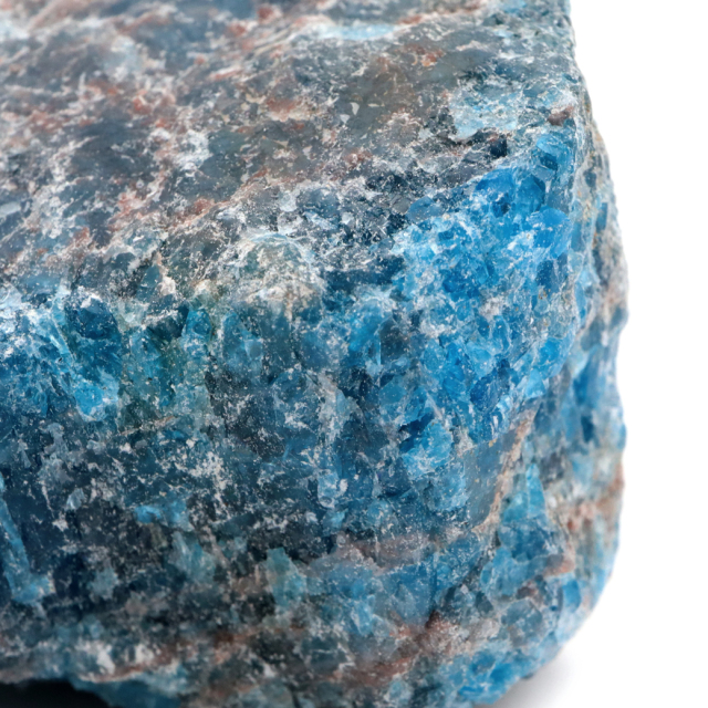 ブルーアパタイト ラフ原石 マダガスカル産 154g コレクション 燐灰石